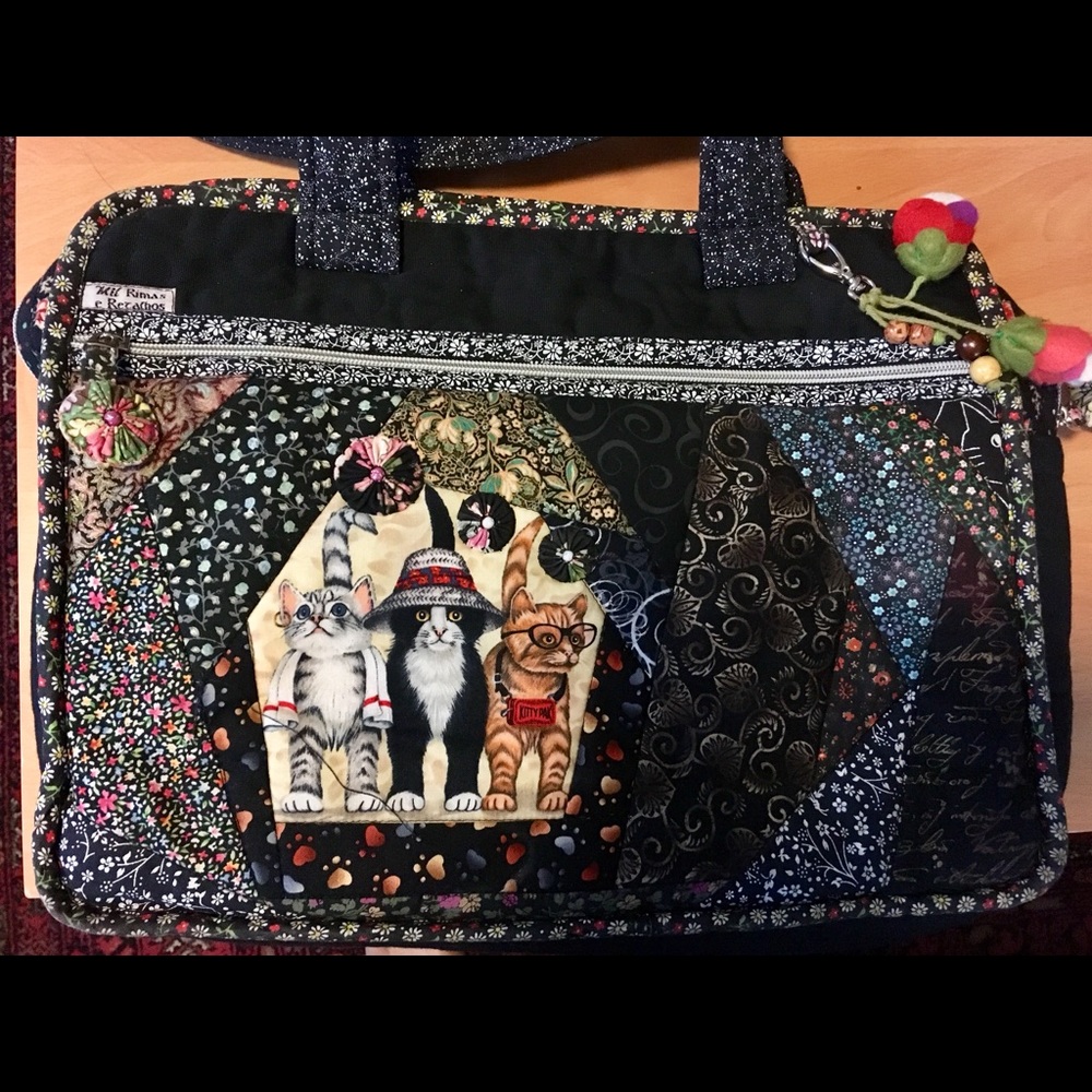 Handmade handbag.